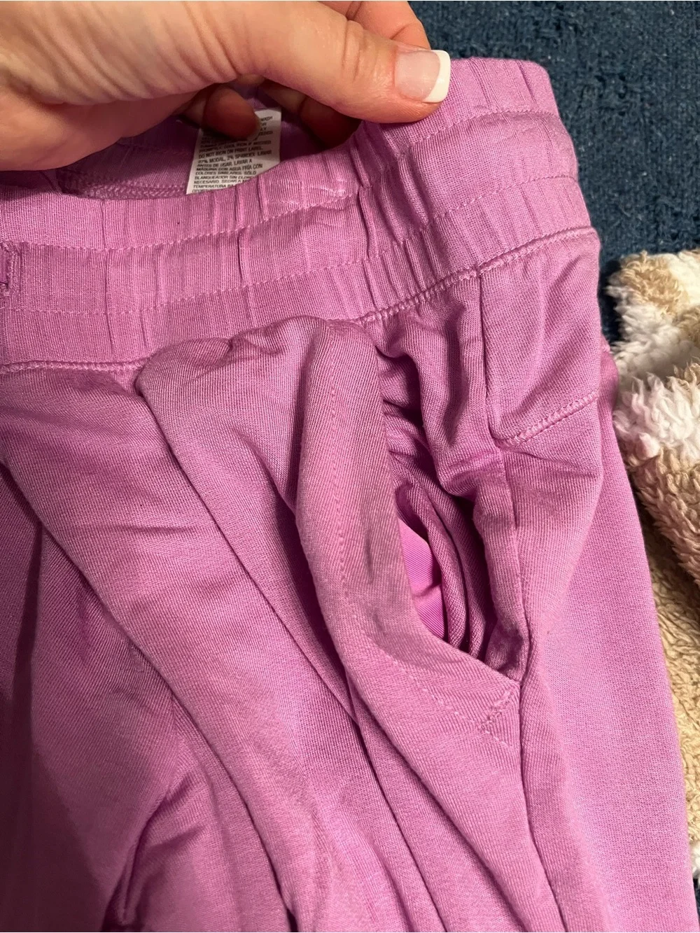 2 all in motion Girls large 10/12 joggers Pink and Blue